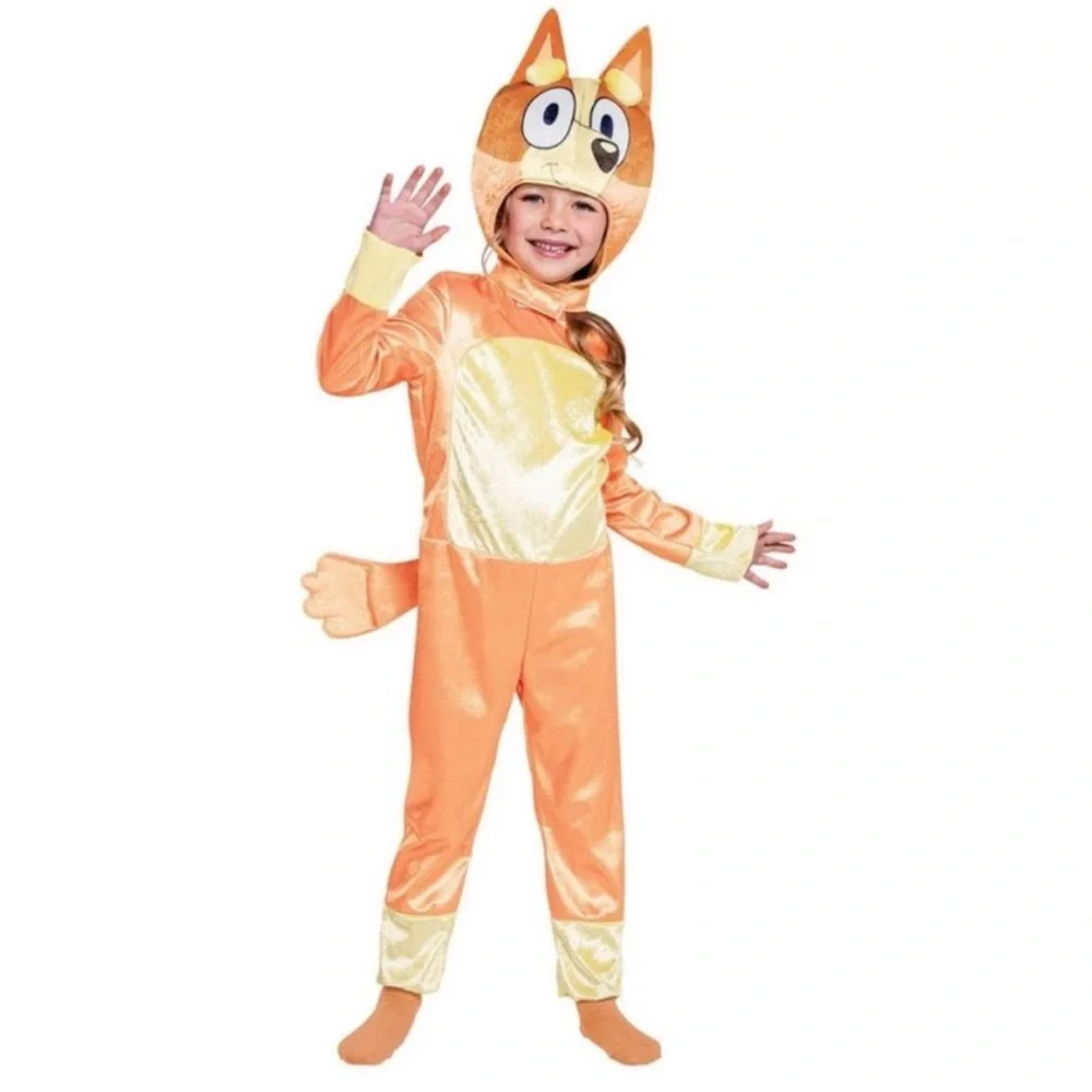 Bingo Costume, Halloween, Bluey, 4 - 6X , unisex, boys, girls